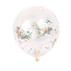 Confetti Balloons Sequins Multicolor Latex Filled Clear Balloon Novelty Kids Toys Fashion Beautiful Birthday Party Wedding Decorations LT626