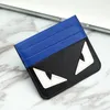 Дизайнерский держатель визитной карточки набор кредитных карт набор кожа Msingy Little Monster Clip Bank Bag Men's Holder Holder Ultra Thin Wal254T