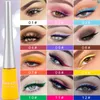 Cmaadu kleurrijke witte matte vloeibare eyeliner potlood waterdichte make-up oog voering make-up blauwgroene gele ogen pen