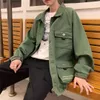 ZOGAA 2019 Sonbahar Yeni Japon Stil Takım Erkek Ceketler Trend Gençlik Gevşek Rahat Mont Katı Renk Erkek Moda Ceketler