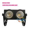 Rusland Stock 4 * 100 W 400W COB Warmwhite / CoolWhite LED Studio Blinder Light DJ Publiek Verlichting voor Party