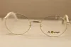 Großhandelsdesigner Hot Round 7550178 White Buffalo Horn Brillen Computerbrille Rahmengröße: 55-22-135 mm