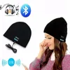 Moda Kablosuz Bluetooth Kulaklık Akıllı Kulaklık Kap Unisex Kazanan Yumuşak Sıcak Şapka Hoparlör Mic Müzik Telefon / PC / Laptop
