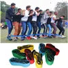 1 paio di piedi Bandage Games Outdoor Games Sport Toys Team Working Company Cooperation School Cooperation Games and Children Party Giochi Sports Toy