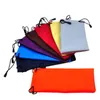 Colorful Sunglasses Pouch Soft Waterproof Sunglass Bag Portable Drawstring Eyeglasses Cases Cellphone Jewelry Pouch Bag Package