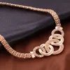 Nya vintage smycken sätter afrikanska pärlpärlor uttalande halsband örhängen armband ring kvinnor bröllop festtillbehör