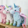 Singing and Walking Unicorn Electronic Plush Robot Hästar Ny julklapp Elektroniska plysch leksaker för barn födelsedaggåvor 35cm