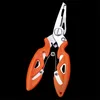 New Bending Hook Tip Shear Fisherman Wire forbici Pinze da pesca in acciaio inossidabile Forbici Line Cutter Hook Fishing Tackle Tool K907