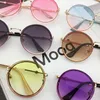 New Summer new Kids sunglass vintage style girls round Sunglasses boys beach protective girls Uv 400 adumbral sun glasses EFJ3832141716