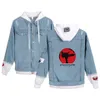 Kyokushin Denim Jean Giacca con cuciture Uomo/Donna Hot New jeans Felpa con cappuccio Abbigliamento Abbigliamento Kyokushin Felpa con cappuccio Autunno Inverno Cappotto tutto-fiammifero