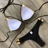 Meisjes verkopen sexy badmode dames bikini set solide designer modetrends zwempak gesneden zomer strand badpakken zwemmen 32806298