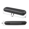 Svart Pen Case Portable Eva Hard Shell Pen Hållare Office Stationery Case Pouch Earphone Makeup Storage Bag LX1722