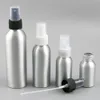 360 x 30ml 50ml 100ml 120ml 150ml 250ml Aluminum Empty Mist Sprayer Bottles Portable Watering Can Pot Metal Containers