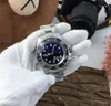 44mm New Swiss 116610セラミックベゼルブラックレッドグリーンブルー5カラーウォッチ調整可能ストラップオートマチックムーブメントスポーツウォッチシードウェル2418