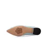 Hot Koop-Nieuwe Collectie Mode Circulaire Patch Echt Leer Vrouwen Loafers Schoenen Flats Pailletten Hakken Casual Schoenen Kantoor Jurk