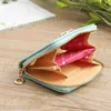 Fashionable Style Colorful Women Lady Mini Faux Leather Bowknot Coin Purse Zip Around Wallet Card Holders Women' Female Clutch Bags H0054