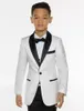 2020 New Print Boys Formal Party Dinner Shawl Lapel Suit Tuxedo For Kids Wedding Suits Jacket+Pants Two Pieces Custom Made 0510