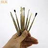 Chrome Gold Silver Exquisite colorful Stainless Steel Dab Carving Tool Scoop Dabber Brush Tools For Wax Dry Herb Essential Oil 420