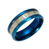 Ny Jesus karaktär Nightlight Ring mode rostfritt stål ring2108822