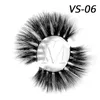 19mm 3D 5D 6D Doğal Yumuşak Sahte Vizon Kirpikler Doğal Kalın Çapraz El yapımı Yanlış İpek Sentetik Mink Eyelashes için 16mm