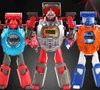 New deformation robot child deformation watch toy diamonds turned boy girl robot model doll 8 car