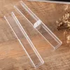 New Design Gift Pen Box Crystal Transparent Acrylic Pencil Cases Pen Packaging Box Display Stand Rack School Office Supplies Stationery