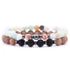 Natural Bead Bracelet Women's Agate Diffuser Wrist Set Aromatherapy Yoga Hand Ornament 8mm Beads