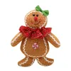 2018 Lebkuchen Mann Weihnachten Anhänger Anhänger Dekorieren Cookie Puppe Plüsch Weihnachtsbaum Widget Baum Ornament M4