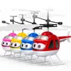 RC Helicopter Drone Kids Toys Flying Ball Aircraft LED LED Flighting Up Toy Fighter Induction Sensor for Children