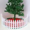 Christmas Decorations 25pcs White Plastic Tree Fence Rail Xmas House Party Decoration DIY Decor1