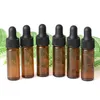 Kleurrijke 4 ml glazen druppelaar flessen met zwarte deksels 4c glas injectieflacon voor monster eliquid cosmetische display parfum fles