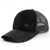 M Letter Cap Summer Mesh Baseball Caps Girl Wrinkle Snapbacks Fashion Hip Hop Cap Hat Couples Flat Cap Hats GGA2015