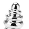 Brinquedos anal anal aço inoxidável mulheres butt but blow stopper stopper grande cristal anal plug