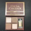 Nieuwe Make-up CACAO Contour Kit 4 Kleuren Bronzers Markeerstiften Poederpalet Naakt Kleur Shimmer Stick Cosmetica Chocolade Oogschaduw 7205606
