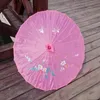50pcs /ロット送料無料手描きのカラフルな結婚式のシルクパラソルの伝統的な中国の手工芸品傘