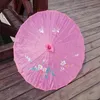 50 sztuk / partia Darmowa Wysyłka Ręcznie malowane Kolorowe Ślub Silk Parasol Tradycyjny Chiński Handicraft Parasol