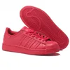 80s Schuhe Jungen Mädchen Best Wear Schuhe Superstars Herren Damen Leder Wohnungen dreifach weiß schwarz rot Super Star 80er Jahre Freizeitschuhe