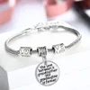 Bracelet En Gros AMOUR Coeur Parfait Pour Les Anniversaires De Noël SISTER MOM Clear Charm Bracelet