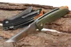 1 sztuk Nowy HHY035 Łożysko kulkowe Flipper Składany Nóż D2 Satin Tanto Point Blade G10 Uchwyt Odkryty Survival EDC Kieszonkowe Składane Noże