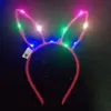 New luminous rabbit ears, hair hoops, flashing cat ears, cute headdress, hot sale, temple fair, night market, toy wholesale