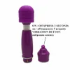 Portable Mini AV Magic Wand Vibrator Gspot wibrujący masażer żeński orgazm stymulator łechtaczki dla dorosłych zabawki seksualne dla kobiet PR6645816