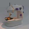 ABD Stok Mini Taşınabilir El Dikiş Makineleri Dikiş diker İğne Şarjlı Giyim Kumaş Electrec Dikiş Makinesi Dikiş Seti 16