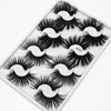 Free Shipping ePacket 8 pairs 3D Mink Lashes Natural Think False Eyelashes Dramatic Volume Fake Lashes Extension Eyelash