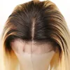 613 Blond spetsfront peruker korta bob brasilianska mänskliga hår peruk 150 densitet remy rakt hår T1b 613 korta bob peruker new50417102592623