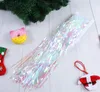 Wholesale party backdrop Wedding room decoration Foil Curtains Colorful transparent rain-silk curtain tassels 1M wide and 2M long WQ63