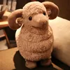 Mouton poupée grand doux mignon animal alpaga en peluche herbe boue cheval poupée cadeau d'anniversaire fille oreiller 40 cm 16 pouces DY50722