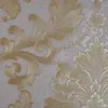 Luxe damast goud zilver behang voor muren 3 d vinyl wandbekleding woonkamer slaapkamer tv achtergrond decor papel de parede