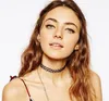 Mode Street Style Sexiga Kvinnor Retro Tattoo Choker Stretch Halsband Kvinna Vintage Elastiska Punk Halsband Smycken Gift Shu9