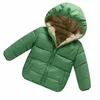 ビビコーラキッズ幼児男の子の男のための冬のパーカーの上のジャケットのためのアウターウェアの服綿のベルベットの赤ちゃんの女の子パーカーのコート服sh190910