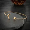 Kvinnors armband Silver Moon Star Special Design ger dig unika trender